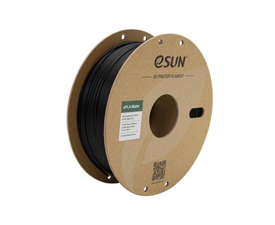 Пластик для 3D-принтера eSUN ePLA-Matte, 1,75мм, 1кг, deep black (ePLA-Matte-P175DB1)