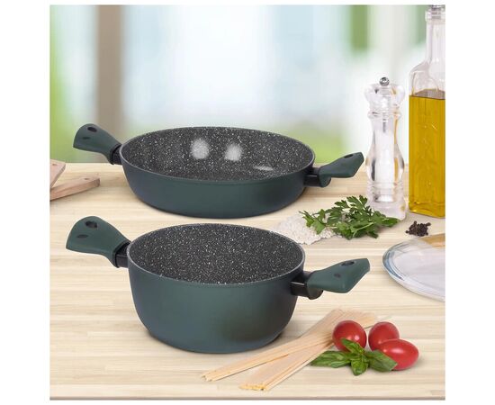 Кастрюля TVS Eco Ok Induction без кришки 24 см, 4,4 л (4N480243310001), изображение 3