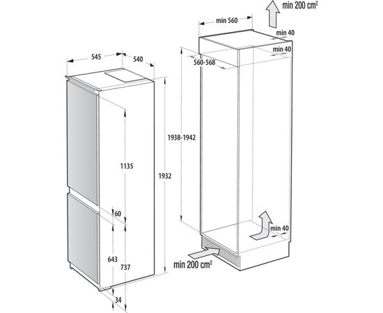 Холодильник Gorenje NRKI519D61WF, зображення 10