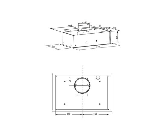 Вытяжка кухонная Hansa OMP4211BH, изображение 3