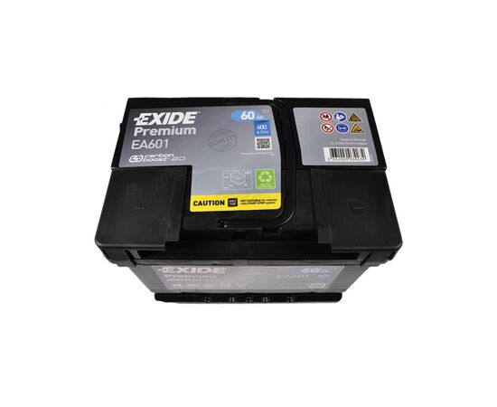 Аккумулятор автомобильный EXIDE PREMIUM 60A (EA601), изображение 2