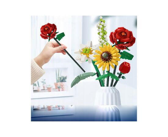 Конструктор LOZ mini Букет цветов 3 (1659), изображение 3