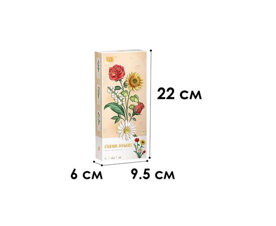 Конструктор LOZ mini Букет цветов 3 (1659), изображение 5