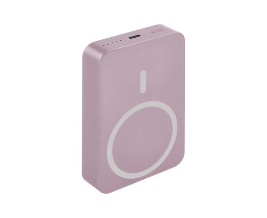 Батарея универсальная EMOS 10000mAh WI1046, 20W, Wireless, salmon (B0551S), изображение 12