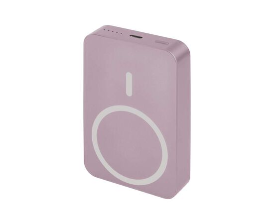 Батарея универсальная EMOS 10000mAh WI1046, 20W, Wireless, salmon (B0551S), изображение 2