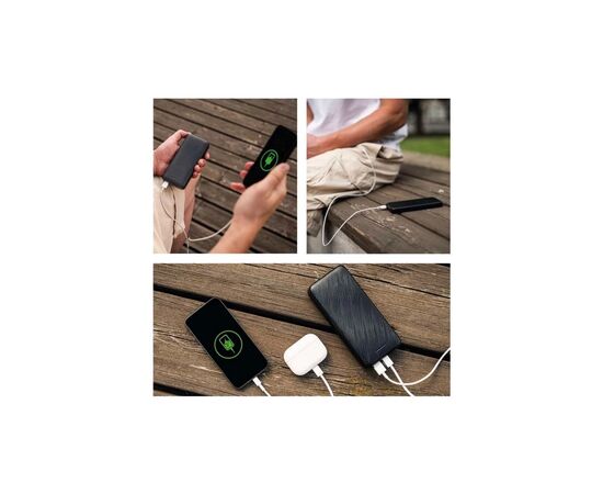 Батарея универсальная EMOS 10000mAh AlphaQ3, 22.5W, black (B0571B), изображение 9