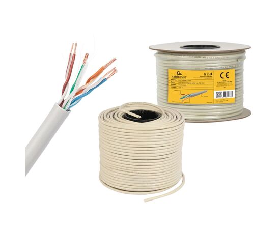 Кабель сетевой Cablexpert UTP 100м, cat 5e, CCA, AWG24, Patchkabel (UPC-5004E-L/100), изображение 3