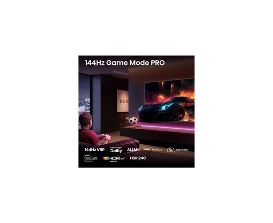 Телевізор Hisense 43E7Q PRO, зображення 2