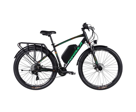 Электровелосипед Formula eCURSOR MAN AM DD 29" 19" 48B 17.5А*г 500Вт 2026 чорно-зелений (ELB-FR-29-244)