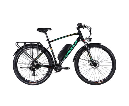Электровелосипед Formula eCURSOR MAN AM DD 29" 21" 48B 13А*г 500Вт 2026 чорно-зелений (ELB-FR-29-246)