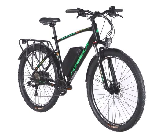 Электровелосипед Formula eCURSOR MAN AM DD 29" 21" 48B 17.5А*г 500Вт 2026 чорно-зелений (ELB-FR-29-248), изображение 2