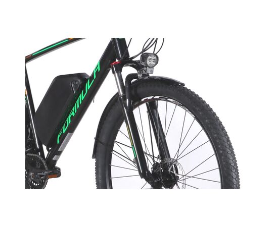 Электровелосипед Formula eCURSOR MAN AM DD 29" 21" 48B 17.5А*г 500Вт 2026 чорно-зелений (ELB-FR-29-248), изображение 5