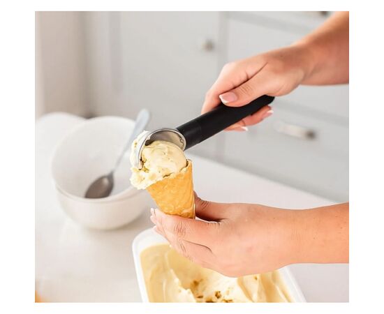 Ложка для мороженого KitchenAid Classic 21 см чорний (KHH117OHOBEG), изображение 3