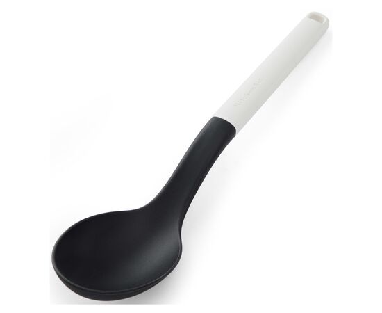 Ложка кухарська KitchenAid Classic для сервірування 34 см білий (KHA003OHPNG), зображення 2