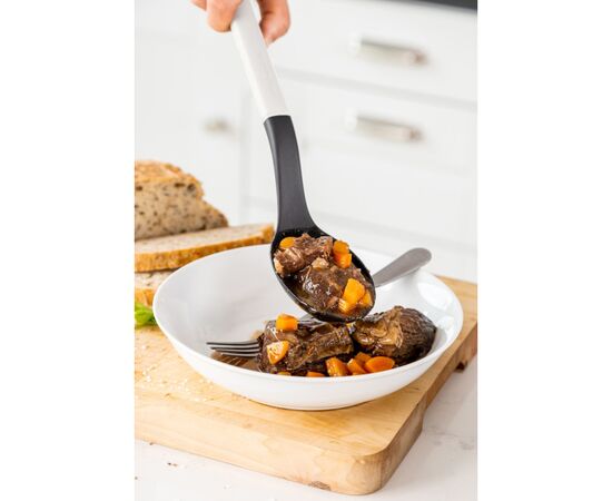 Ложка кухарська KitchenAid Classic для сервірування 34 см білий (KHA003OHPNG), зображення 4