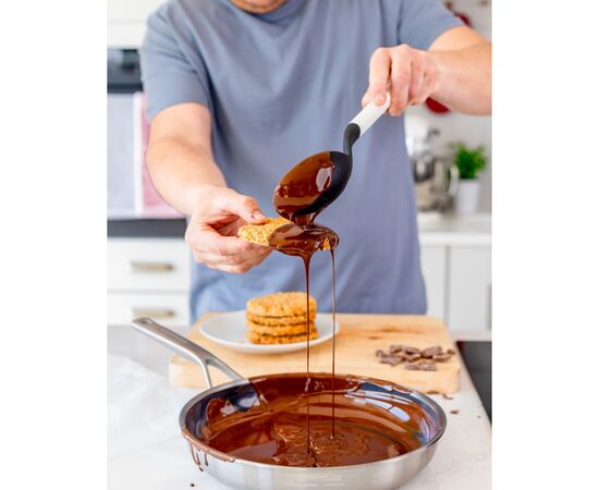 Ложка кухарська KitchenAid Classic для сервірування 34 см білий (KHA003OHPNG), зображення 5