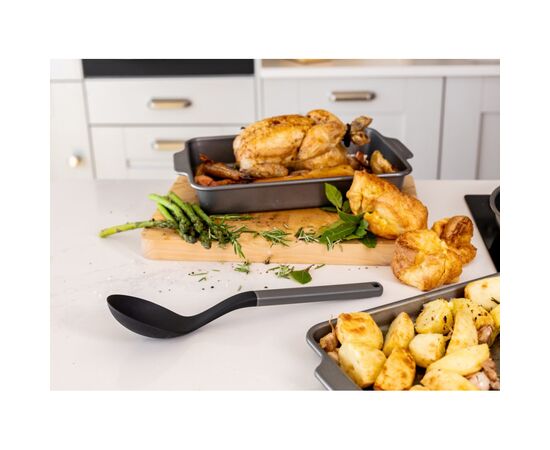 Ложка поварская KitchenAid Classic для сервірування 34 см сірий (KHA003OHCHGG), изображение 3