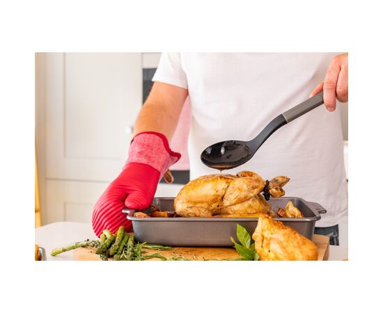 Ложка поварская KitchenAid Classic для сервірування 34 см сірий (KHA003OHCHGG), изображение 4