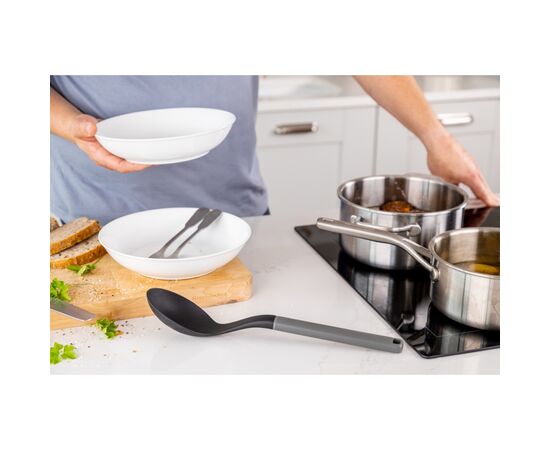 Ложка поварская KitchenAid Classic для сервірування 34 см сірий (KHA003OHCHGG), изображение 5