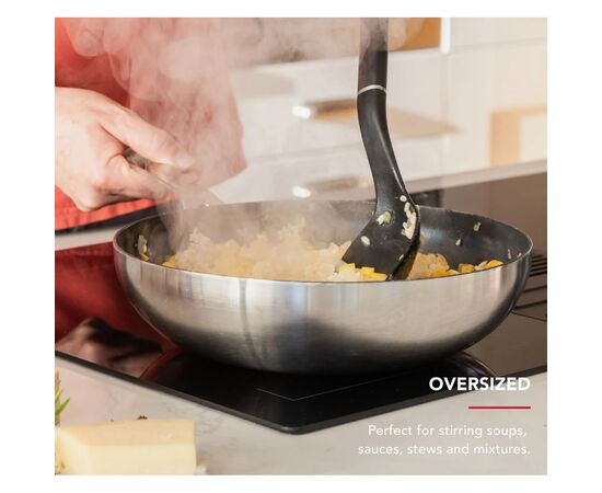 Ложка поварская KitchenAid Classic для сервірування 34 см чорний (KHH003OHOBEG), изображение 2