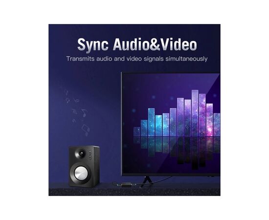 Кабель мультимедийный HDMI M to HDMI M 10.0m black Vention (AACBL), изображение 4