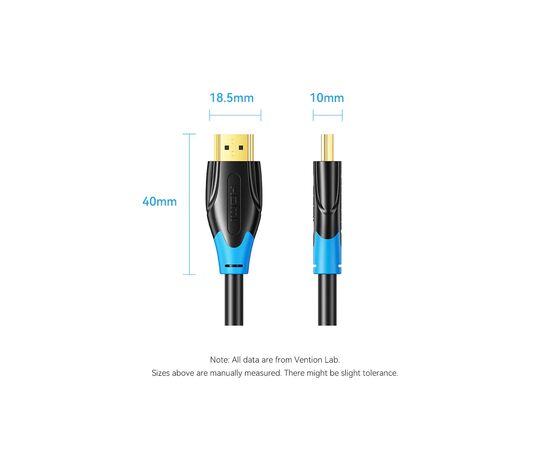 Кабель мультимедийный HDMI M to HDMI M 20.0m black Vention (AACBQ), изображение 11