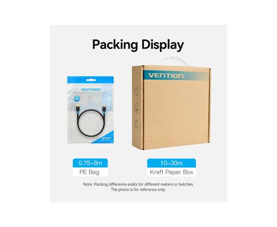 Кабель мультимедийный HDMI M to HDMI M 20.0m black Vention (AACBQ), изображение 12