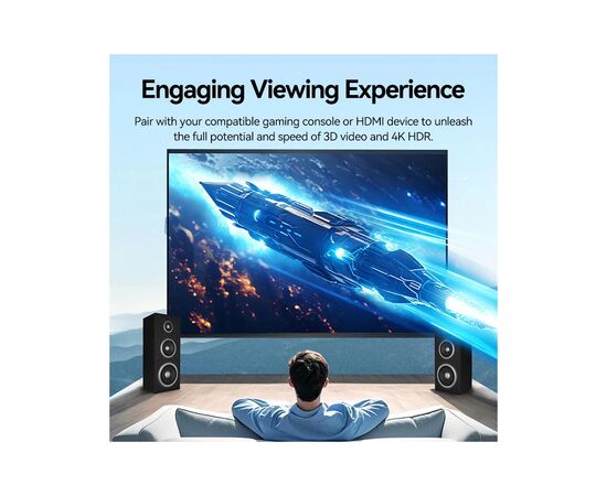 Кабель мультимедийный HDMI M to HDMI M 20.0m black Vention (AACBQ), изображение 4