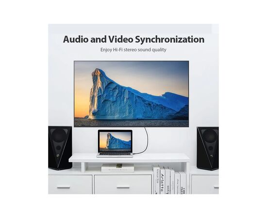 Кабель мультимедийный HDMI M to HDMI M 1.0m black Vention (AAIBF), изображение 6