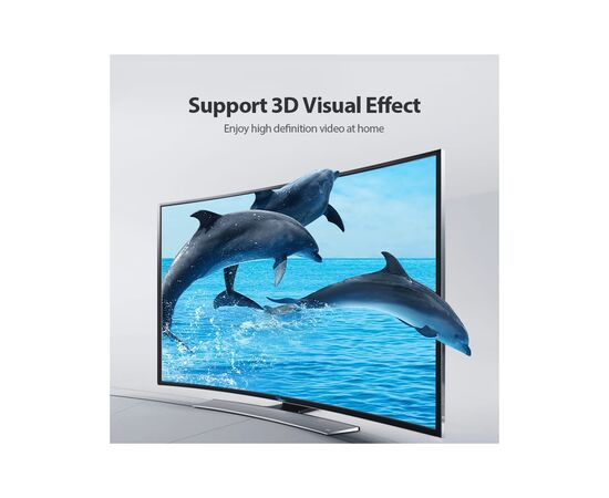 Кабель мультимедийный HDMI M to HDMI M 1.5m black Vention (AAIBG), изображение 5