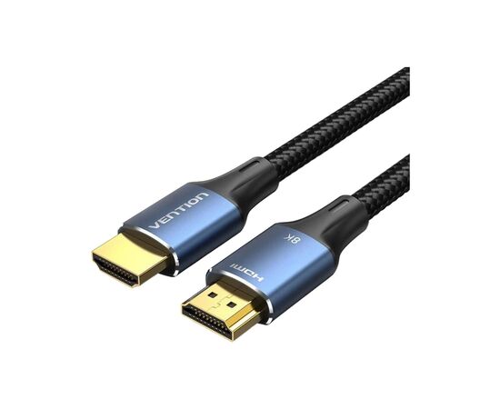 Кабель мультимедийный HDMI M to HDMI M 3.0m 8K cotton braided blue Vention (ALGLI)