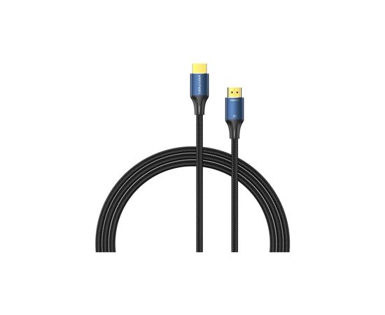 Кабель мультимедийный HDMI M to HDMI M 5.0m 8K cotton braided blue Vention (ALGLJ), изображение 2