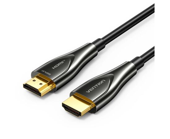 Кабель мультимедийный HDMI M to HDMI M 25.0m 4K fiber optic black Vention (ALSBS)