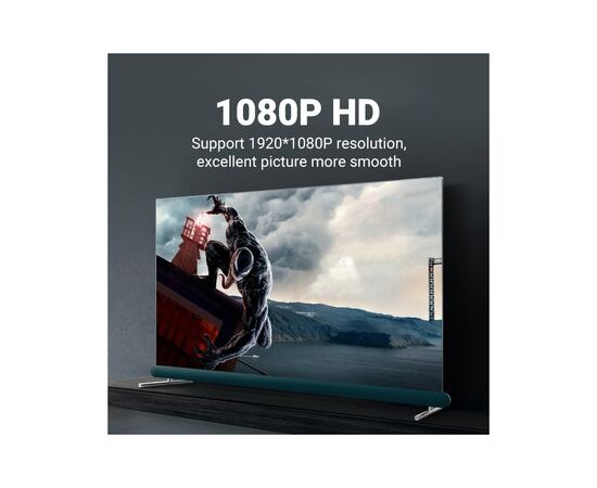 Кабель мультимедийный VGA M to VGA M 5.0m black Vention (DAEBJ), изображение 2