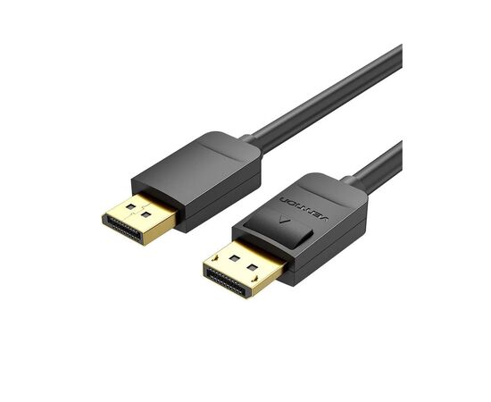 Кабель мультимедийный DisplayPort M to DisplayPort M 1.5m black Vention (HACBG)