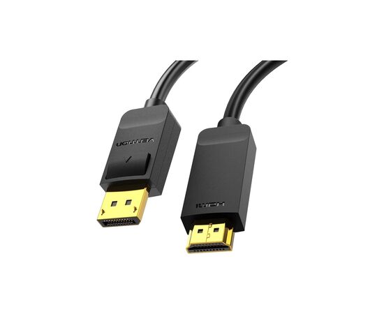 Кабель мультимедийный DisplayPort M to HDMI M 2.0m 4K black Vention (HAGBH), изображение 2