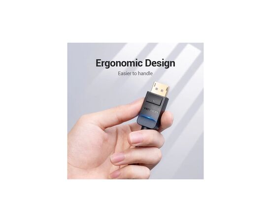 Кабель мультимедийный DisplayPort M to VGA M 1.5m black Vention (HBLBG), изображение 4