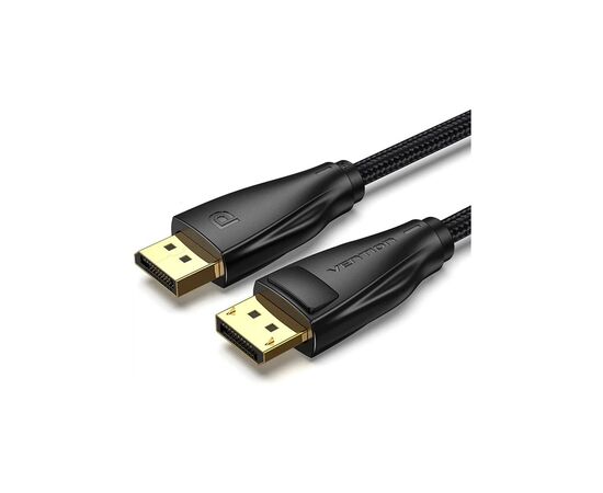 Кабель мультимедийный DisplayPort M to DisplayPort M 1.0m black Vention (HCCBF)