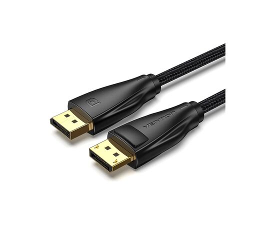 Кабель мультимедийный DisplayPort M to DisplayPort M 1.5m black Vention (HCCBG)