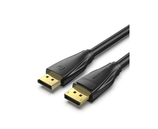 Кабель мультимедийный DisplayPort M to DisplayPort M 1.0m V1.4 8K black Vention (HCDBF)