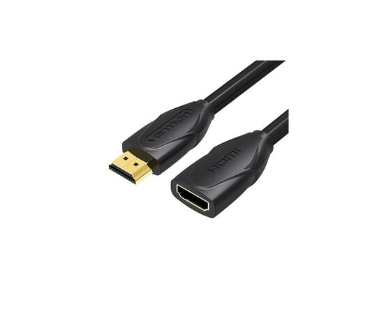 Кабель мультимедийный HDMI M to HDMI F 0.5m black Vention (VAA-B06-B050)