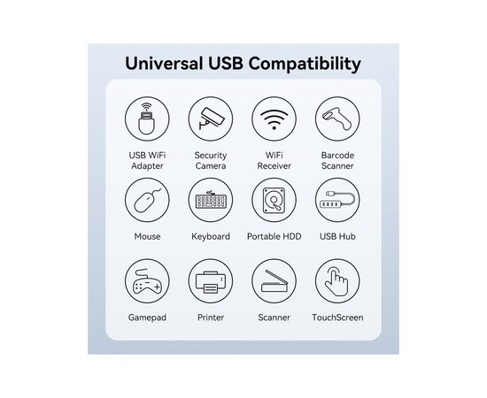 Дата кабель USB 2.0 AM/AF 5.0m Active black Vention (CBKBJ), изображение 5