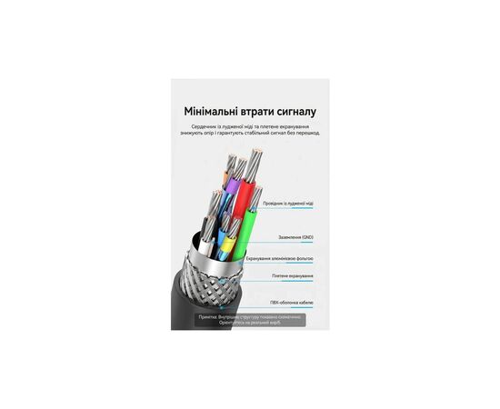 Дата кабель USB 2.0 AM/AF 20.0m Active black Vention (CBKBQ), зображення 6