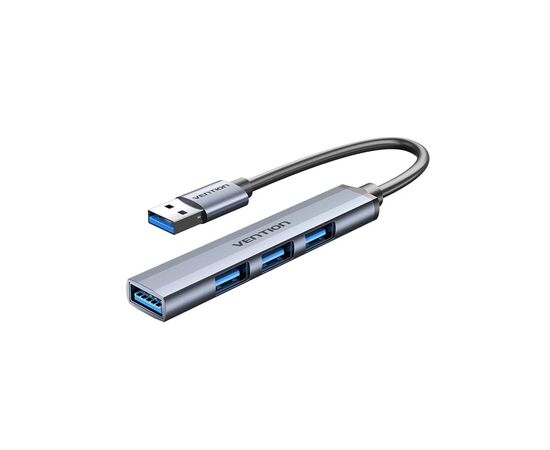 Концентратор Vention USB 3.0 to 1xUSB 3.0 + 3xUSB 2.0 0.15m gray (CKOHB)