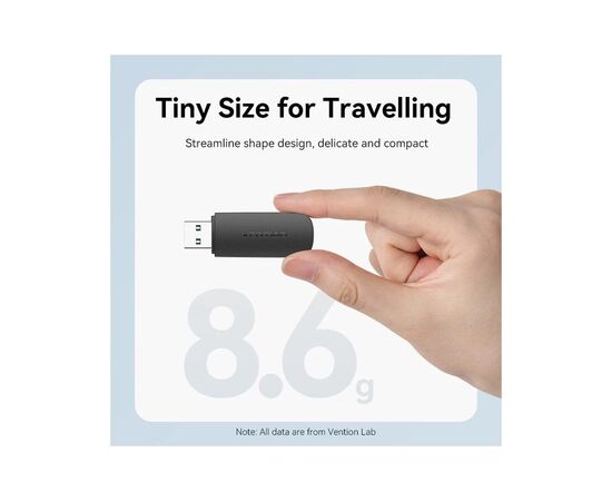 Зчитувач флеш-карт Vention USB 3.0 to SD+TF Black Dual Drive Letter (CLGB0), зображення 9