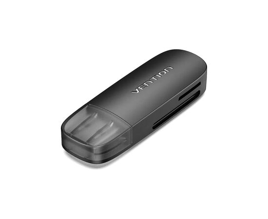 Зчитувач флеш-карт Vention USB 3.0 to SD+TF Black Dual Drive Letter (CLGB0)