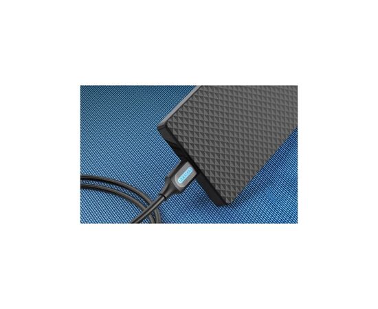 Дата кабель USB 2.0 AM to Mini 5P 0.5m black Vention (COMBD), зображення 4
