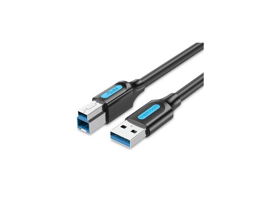 Кабель для принтера USB 3.0 AM/BM 1.5m black Vention (COOBG)