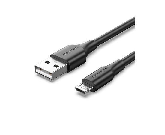 Дата кабель USB 2.0 AM to Micro 5P 1.0m 2A black Vention (CTIBF)