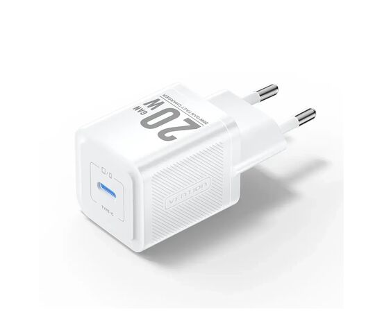 Зарядное устройство Vention USB-C PD20W GaN white (FEPW0-EU)